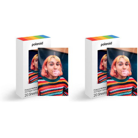 Polaroid Papier Hi·Print - Cartouche de papier 2x3 (20 feuilles) (Lot de 2)