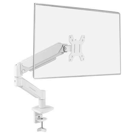 Mars Gaming MARM-PRO1, Support de Moniteur avec Ressort à Gaz pour Écrans jusqu'à 32”, Mouvement Articulé 360° et Réglable en Ha