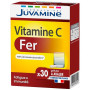 JUVAMINE Fer + Vitamine C - Anti-Fatigue, Absorption, Lipofer® - 30 Gel | Système Immunitaire Renforcé, Soutien de la Production