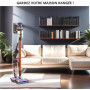 MAGIC SELECT Porte-Aspirateur compatible avec Dyson V15 V12 V11 V10 V8 V7 V6 - DC58/ DC59/ DC62/ DC74 - Organisateur de Rangemen
