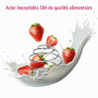 ACWOO Shaker Protéiné de 700ml, Shaker à protéines avec Mixing Balle, Bouteille shaker de protéines pour Boisson Protéinée, Comp