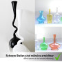 com-four® 1500x perles de nettoyage en acier inoxydable avec boîte | boules de nettoyage pour bouteilles - carafes à vin - piche