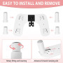 Repose Main Manucure, Repose Main Ongle avec Support pour Téléphone Portable, Repose Main Hauteur Réglable en Forme de U, Cuir P