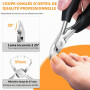 2026 Coupe Ongle Professionnel Pour Ongles Épais – Pour Personnes Âgées | Coupe-Ongles Acier Inoxydable, Manche Antidérapant – I