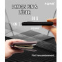 Powr Porte-Cartes RFID en Métal - Design Minimaliste | Finition en fibre de carbone pour un style discret et résistant