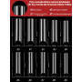 Kalolary 400PCS Faux Ongles Français Transparents, Faux Ongles en Acrylique Extra Longs Faux Ongle C/U Curve Full Cover Faux Ong