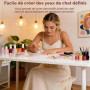 AYBUY Aimant à Ongles ?i, Aimant Ongles Nail Art, Cylindrique | Double Tête, Puissant, pour Vernis Gel ?il De Chat, Nail Art 3D,