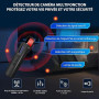 Detecteur de Caméra et Micro Espion, Détecteur de Traceur GPS Voiture, Noir | Koilboane Détecteur de Caméra Cachée, Detecteur de