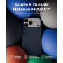MOFT MOVAS Snap Coque iPhone 17 Pro avec MagSafe Cuir Végan Ultra Slim | Cuir végan MOVAS丨Ultra slim anti-taches丨Bouton appareil