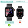 2 pièces Verre Trempé pour Huawei Watch Fit 4 Pro, HD Haute Sensibilité 0,01 s Réponse Protection écran, 0,33 mm 9H Dureté Anti-