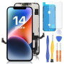 bokman Écran pour iPhone 14, 6,1" LCD de Remplacement kit de réparation | FHD LCD tactile, outils, joint adhésif et protecteur i