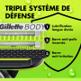 Gillette Labs Body + Intimate Lames de Rasoir Homme, Pack 16 | Cartouches de Rasage pour la Zone Intime et le Corps, Tête à 2 La