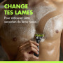 Gillette Labs Body + Intimate Lames de Rasoir Homme, Pack 16 | Cartouches de Rasage pour la Zone Intime et le Corps, Tête à 2 La