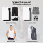 Falechay Lot de 3 Débardeur Homme 100% Coton Maillot Corps Marcel Debardeur | Sport Musculation,Respirant,Sans étiquette,Coupe c