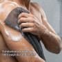Yiclick Lot de 3 débarbouillettes exfoliantes japonaises, exfoliantes coréennes, pour le dos pour la douche, le bain, le corps,