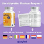 L-Lysine avec Zinc Hautement Dosée, 400 Capsules avec 1000 mg de Lysine par Dose Quotidienne, Acide Aminé Essentiel, Soutient le