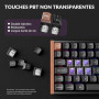 Keychron K2 HE Clavier sans Fil 2,4 GHz, 75% Clavier Gamer AZERTY Français, RGB, Hot-Swap, QMK/Via, Interrupteurs Magnétique Gat