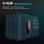 ATK VXE R1 Pro Max Souris Gaming sans Fil - Blanc | 54 g Ultra-Légère, Capteur PAW3395, 26 000 DPI, Polling 4 000 Hz, Batterie 1