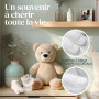 Niimo® Kit de Moulage Main et Pied Bébé 3D - Plâtre, Non Toxique | Ce kit non irritant et non toxique inclut alginate et plâtre 