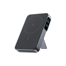 Anker MagGo 2 Pro Batterie Externe MagSafe 10000mAh Qi2.2 25W | Refroidissement Actif, Recharge 45 W max, écran Intelligent, sup