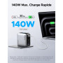 UGREEN Nexode Pro 160W Chargeur USB C Rapide 5 Ports avec Écran TFT GaN II | Compatible avec MacBook Pro Air Neo M5 M4 M3 M2 M1 