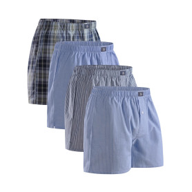 Danish Endurance Boxers tissés pour Homme, Coton Bio, Lot de 4 et 6 | Boxer tissé en coton biologique, léger et respirant avec c