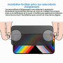 Mothca Verre Trempé Anti Espion pour iPhone 14 Pro Max Mat, Vitre Protection Ecran Privacy Matte à Couverture Complète, 9H Duret