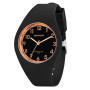 AOOSU Montre pour Femme avec Bracelet en Silicone, Montre de Sport Analogique Etanche Montres Femme Analogique Quartz Grand Cadr