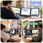 Blackview DCM5 Double Ecran PC Portable 14" FHD 1080P IPS Certifié TÜV Multi Triple Ecran PC Extension Ecran pour 13-17,3" Ordin