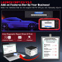LAUNCH CRP123i V3.0 Elite Valise Diagnostic Auto OBD2 Multimarque | 4 Systèmes Moteur ABS SRS Boîte, 7+ Réinitialisations Huile 