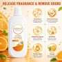 2 Packs de Nettoyant pour Sol Parfum Orange Compatible avec la Solution de Nettoyage Tineco Nettoyage en Profondeur Sans Résidu 
