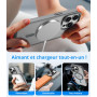 Vansdon Magnétique Coque pour iPhone 15 Pro avec 1 Verre Trempé | Gris Titane, Compatible avec MagSafe, Protection Contre Les Ch