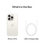Apple iPhone 15 Pro, 128 Go - Blanc Titane - (Reconditionné)