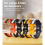J-ONEFIT 20mm Montre Bracelet de Remplacement en Silicone | Design Bicolore, élégant, Léger