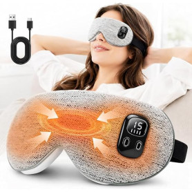 Masque chauffant BOYUNSHI sans fil pour les yeux secs, traitement de la blépharite, soulagement des yeux, améliore le sommeil, 4