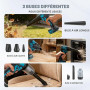 Souffleur à poussière sans fil pour Makita 18V, aspirateur à main sans balai 2 en 1 à 85000 tr/min avec vitesse réglable et 5 bu