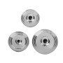 Lot de 3 Couvercle casserole universel inox 16/18/20 – 22/24/26 – 28/30/32 cm – Couvercle poele universel – Couvercles pour cass