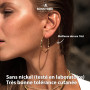 BONNYBIRD® Lot Boucles d'Oreilles Acier Inoxydable Femme en Argent, Or et Or Rose - 100% Résistance à l'eau & Bien Toléré Par la