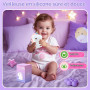 One Fire Veilleuse Enfant, 16 Couleurs Silicone, Lampe Chevet Rechargeable | Cadeau fille licorne, bébé, lampe de chevet silicon