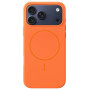 TOCOL Coque pour iPhone 17 Pro Max, Compatible avec MagSafe, Orange | Anneau Magnétique Intégré, Case Silicone Liquide, Protecti