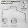 Loxzevox Coupe-Gâteau Réglable Professionnel 32 Cm En Acier Inoxydable, Lyre À Gâteau Double Fil, Trancheuse Précise Pour Génois