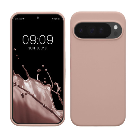 kwmobile Housse Compatible avec Google Pixel 10 Pro XL Coque - Housse de téléphone Protection Souple en TPU Silicone - Rose Anci