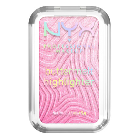 NYX Professional Makeup Buttermelt Highlighter Poudre U Butta Werk | Éclat effet 3D, Tenue 12h sans transfert, Beurre mangue ama