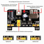 Miuzei Starter Kit électronique, breadboard, Alimentation, LED, câbles | 322 Composants, Compatible avec Arduino IDE/RPi/ESP32, 