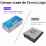 Miuzei Starter Kit électronique, breadboard, Alimentation, LED, câbles | 322 Composants, Compatible avec Arduino IDE/RPi/ESP32, 