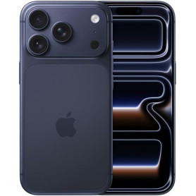 Apple iPhone 17 Pro, 256GB, SIM Global, Bleu Profond- Débloqué (Reconditionné)