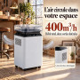 Kalopsia Déshumidificateur d'Air Électrique Professionnel 80L/Jour | Anti-Moisissure 170m² Évacuation Automatique Pompe 5M Réser