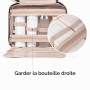 BAGSMART Trousse de Toilette Voyage à Suspendre Femmes Trousse Maquillage M | Imperméable Grande Voyage Accessoires Organisateur