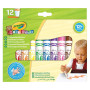 Crayola - Mini Kids, Feutres super, lavables, 12 unités, pointe arrondie | 12 feutres, Mini kids, Feutres super-lavables, Couleu
