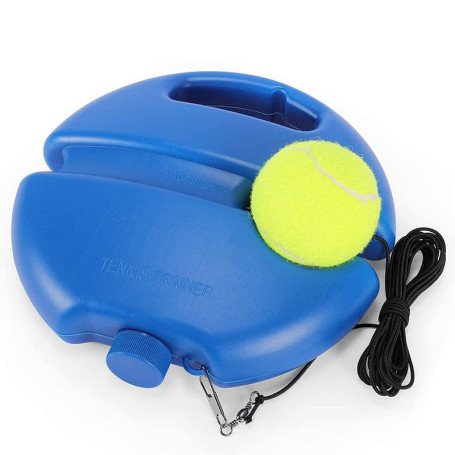 Mrracxy Kit d'entraînement de Tennis, Tennis Trainer avec balles de Tennis, Tennis en Plein air entraînement Individuel Jeu de B